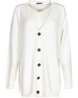 Ann Demeulemeester Truien & Vesten ,Wit Sweaters Wit