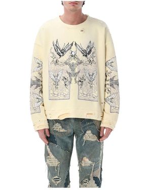 Who Decides War Hoodies & Sweatvesten ,Katoen Ascension Pullover - Naturel