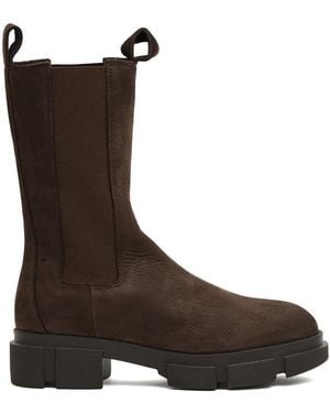 Copenhagen Shoes Schokoladen Wildleder Chelsea Stiefeletten - Braun