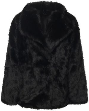 V73 Faux Fur & Shearling Jackets - Negro