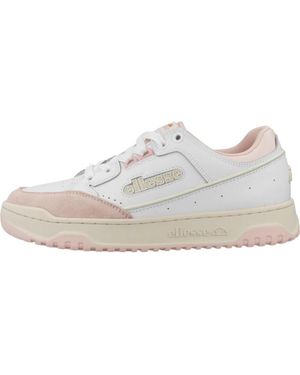 Ellesse Schoenen ,Roze ,Casual Cupsole Sneakers - Wit