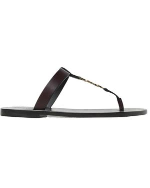 Saint Laurent Flip Flops - Brown
