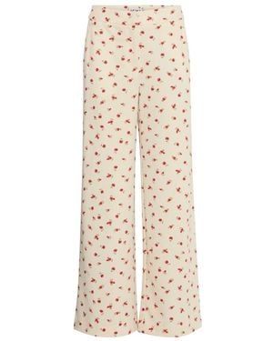 Ichi Wide Trousers - Natural
