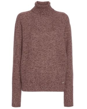 Kiton Turtlenecks - Brown