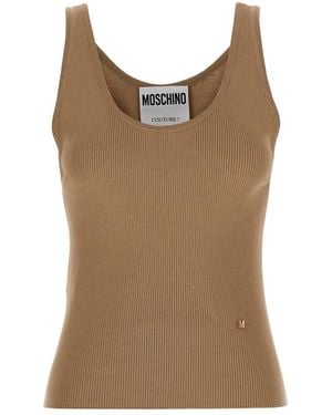 Moschino Sleeveless Tops - Marron