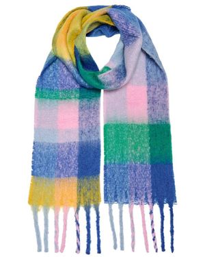 ONLY Zachte Geruite Sjaal Sigrid - Blauw