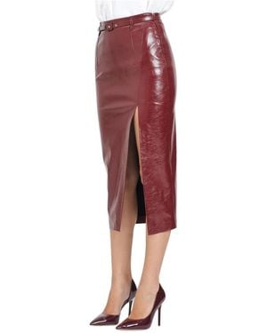 SIMONA CORSELLINI Midi Skirts - Red