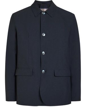 Herno Polyamid Polyester Elastan Jacke - Blau
