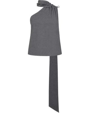 GIUSEPPE DI MORABITO Sleeveless Tops - Grey