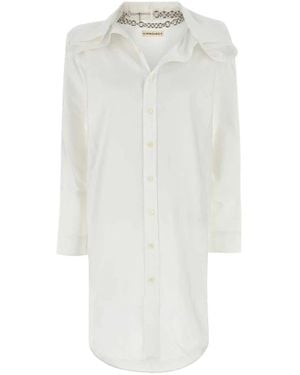 Y. Project Shirt Dresses - White