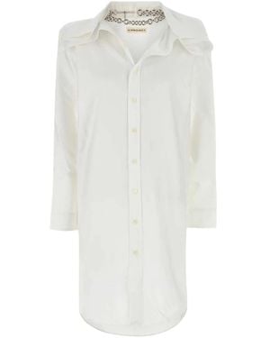 Y. Project Shirt Dresses - White