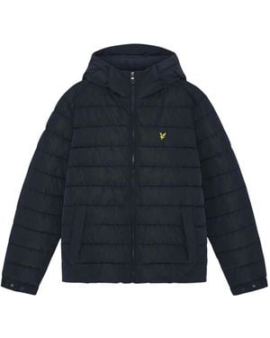 Lyle & Scott Kapuzenjacke Mit Steppung - Blau
