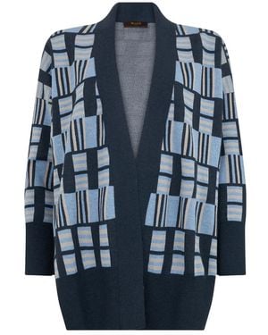 Moorer Simona Cardigan - Blauw
