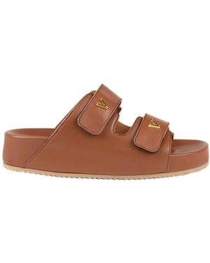 Via Roma 15 Sliders - Brown