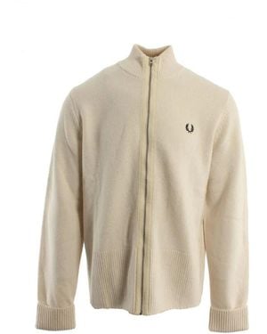 Fred Perry Cardigans - Natural