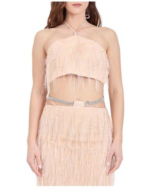 SIMONA CORSELLINI Sleeveless Tops - Rosa