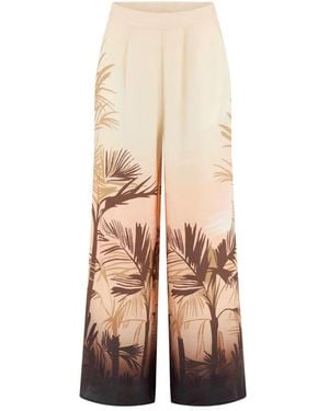 Guess Wide Trousers - Natural