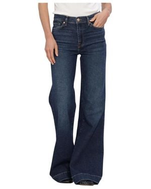 7 For All Mankind Flare Jeans - Blue