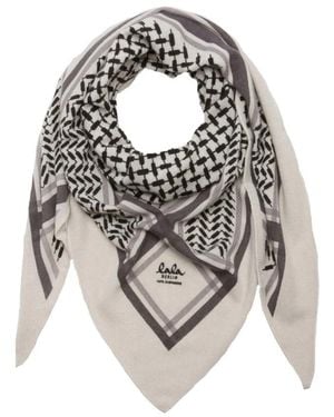 Lala Berlin Sciarpa di seta - Grigio