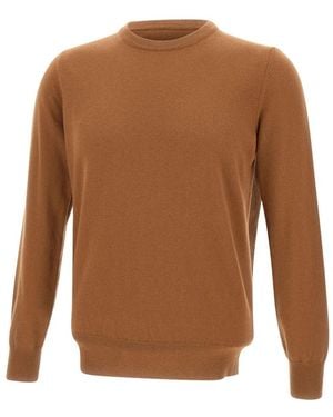 Kangra Round-Neck Knitwear - Brown