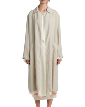 Phisique Du Role Single-Breasted Coats - Natural