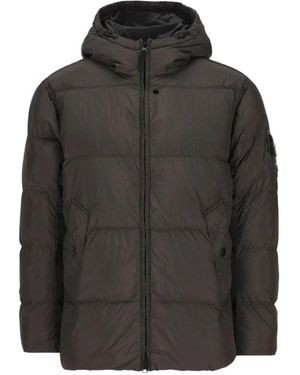Stone Island Winter Jackets - Negro