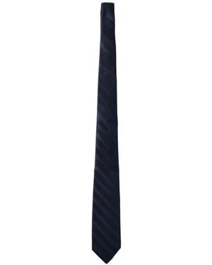 Michael Kors Accessoires ,Blauw ,Cravatta Tone Tie - Zwart