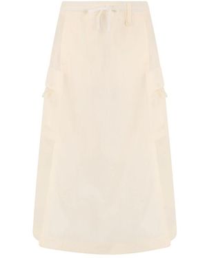 Laminar Midi Skirts - Neutre