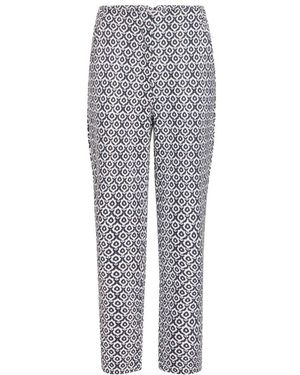 Ichi Straight Trousers - Grey