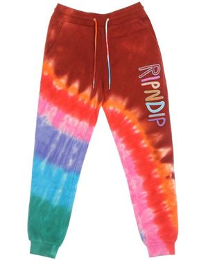 RIPNDIP Tie-Dye Trainingshose Herren - Rot