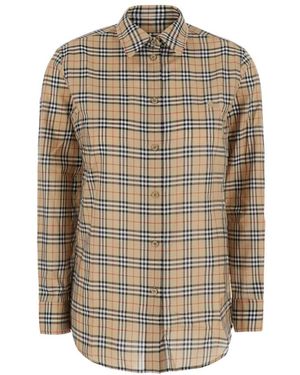 Burberry Emma Chk - Naturel