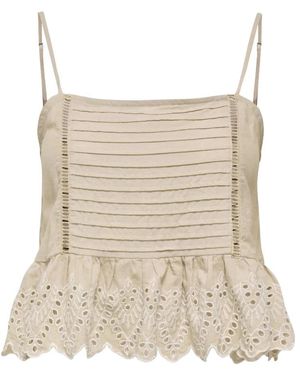 ONLY Sleeveless Tops - Neutro