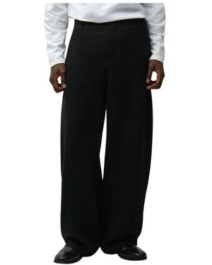 Arte' Wide Trousers - Black