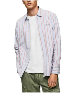 Pepe Jeans Casual Shirts - White