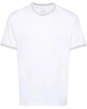 Eleventy Tops ,Wit ,T-Shirts