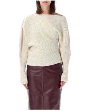 Alberta Ferretti Round-Neck Knitwear - Red