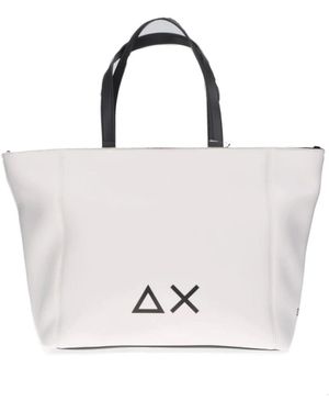 Sun 68 Tote Bags - Bianco