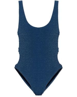 Bondeye Badmode ,Blauw ,Nylon Ring Madison One-Piece Badpak