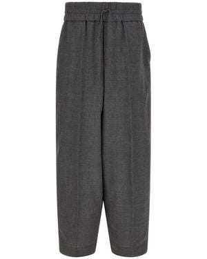 Ami Paris Wijde Broek - Grijs
