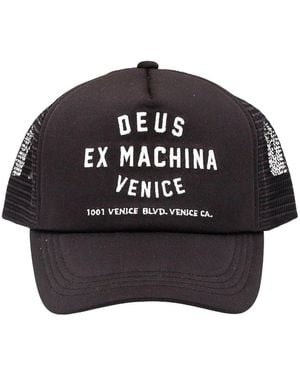 Deus Ex Machina Accessoires ,Zwart ,Katoen Venice Address Trucker