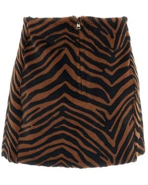 P.A.R.O.S.H. Rokken ,Veelkleurig ,Short Skirts - Bruin