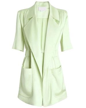 Genny Blazer Met Revers - Groen