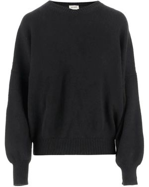 KHAITE V-Neck Knitwear - Zwart