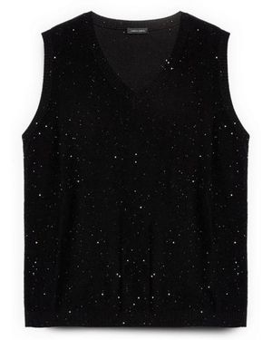 FIORELLA RUBINO V-Neck Knitwear - Negro
