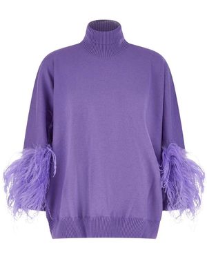 Alberta Ferretti Turtlenecks - Violet