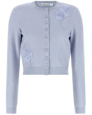 Self-Portrait Cardigans - Bleu