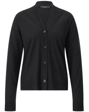 Windsor. Leichte Strickjacke Aus Wollmischung - Schwarz