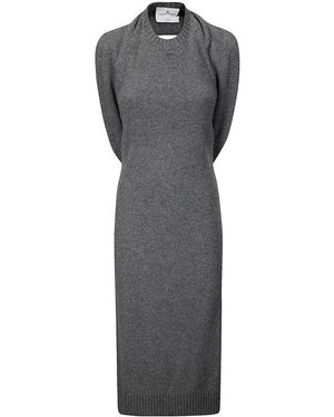 Courreges Knitted Dresses - Grey