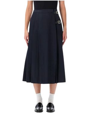Barbour Rokken ,Blauw ,Quilt Midi Rok