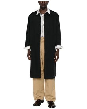 DUNST Single-Breasted Coats - Negro